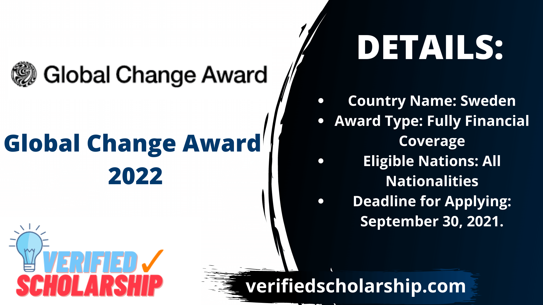 Global Change Award 2022 - Verified Scholarship