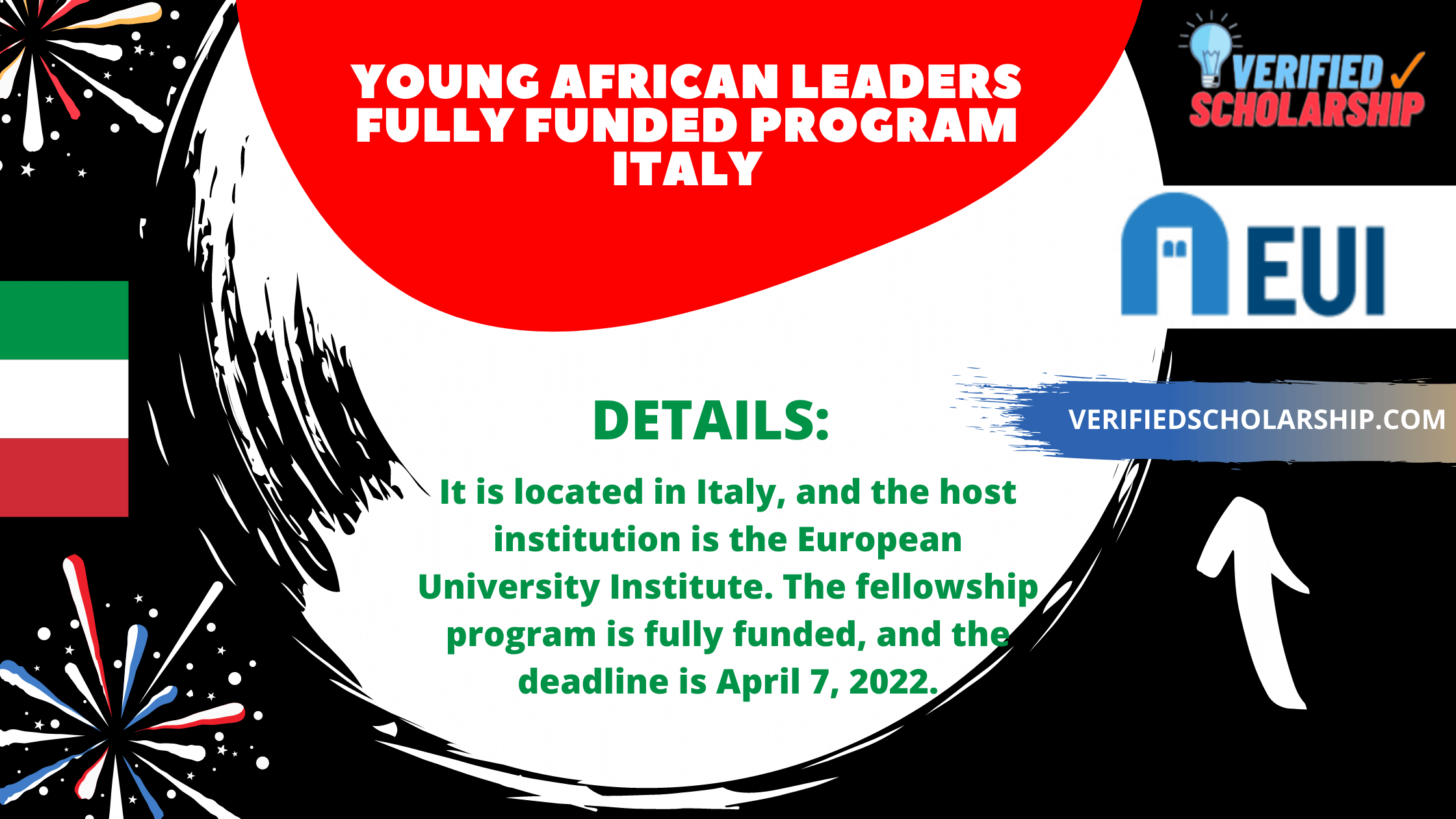 Young African Leaders Fully Funded Program Italy - Verified Scholarship