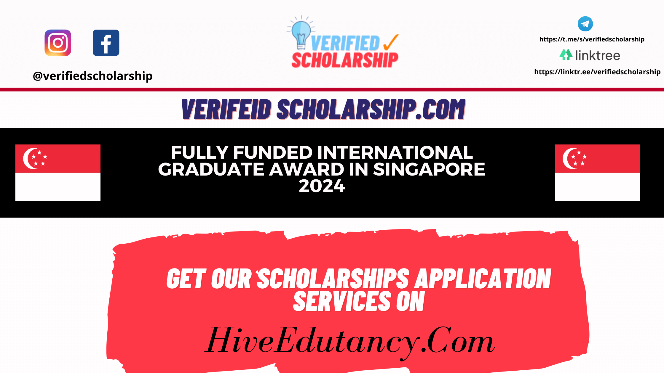 Fully Funded International Graduate Award In Singapore 2024 Verified Fully Funded International Graduate Award In Singapore 2024 Verified